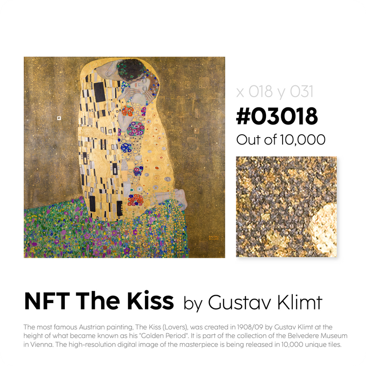 Belvedere Kiss NFT Fragment #3018